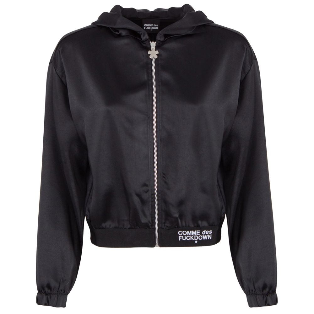 Comme Des Fuckdown Black Polyester Women Jacket