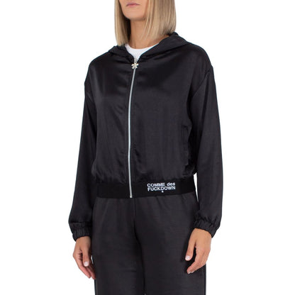 Comme Des Fuckdown Black Polyester Women Jacket