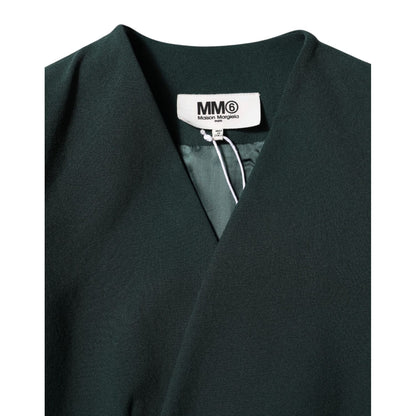 Maison Margiela Green Single Breasted One Button Coat Jacket