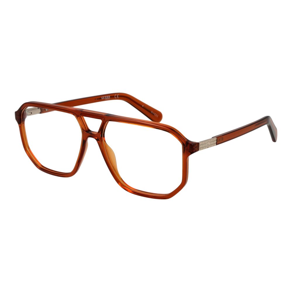 Guess Brown Plastic & Metal Glasses (Frames)