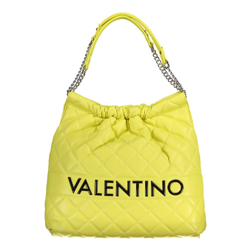 Mario Valentino Giallo Poliuretano Women Shoulder Bag