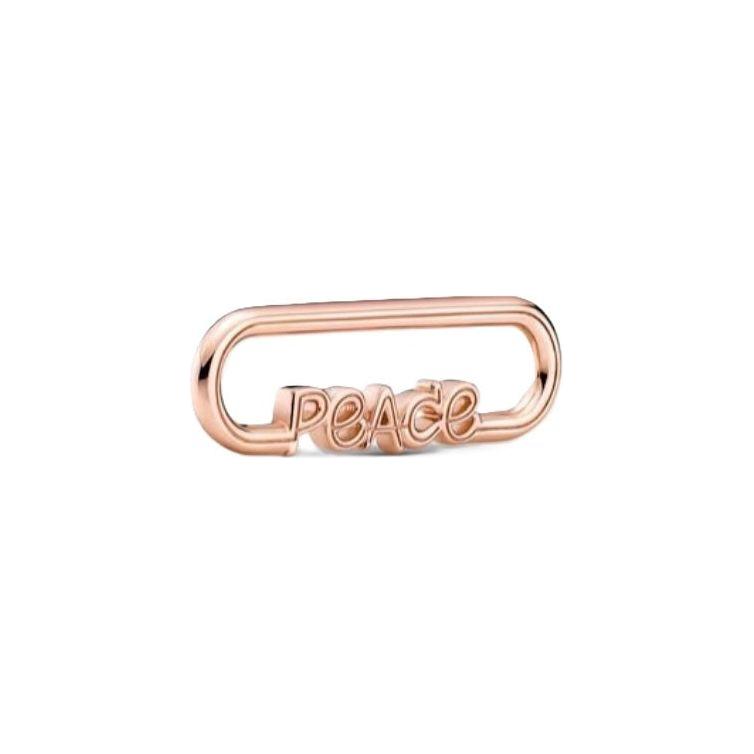 PANDORA CHARMS Mod. STYLING PEACE WORD LINK ***SPECIAL PRICE*** Charms & Pendants