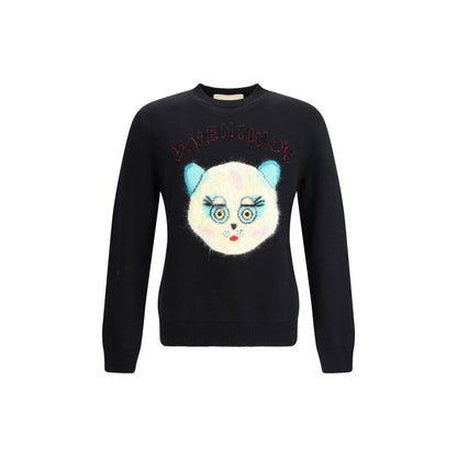 Valentino Black Cotton Sweatshirt