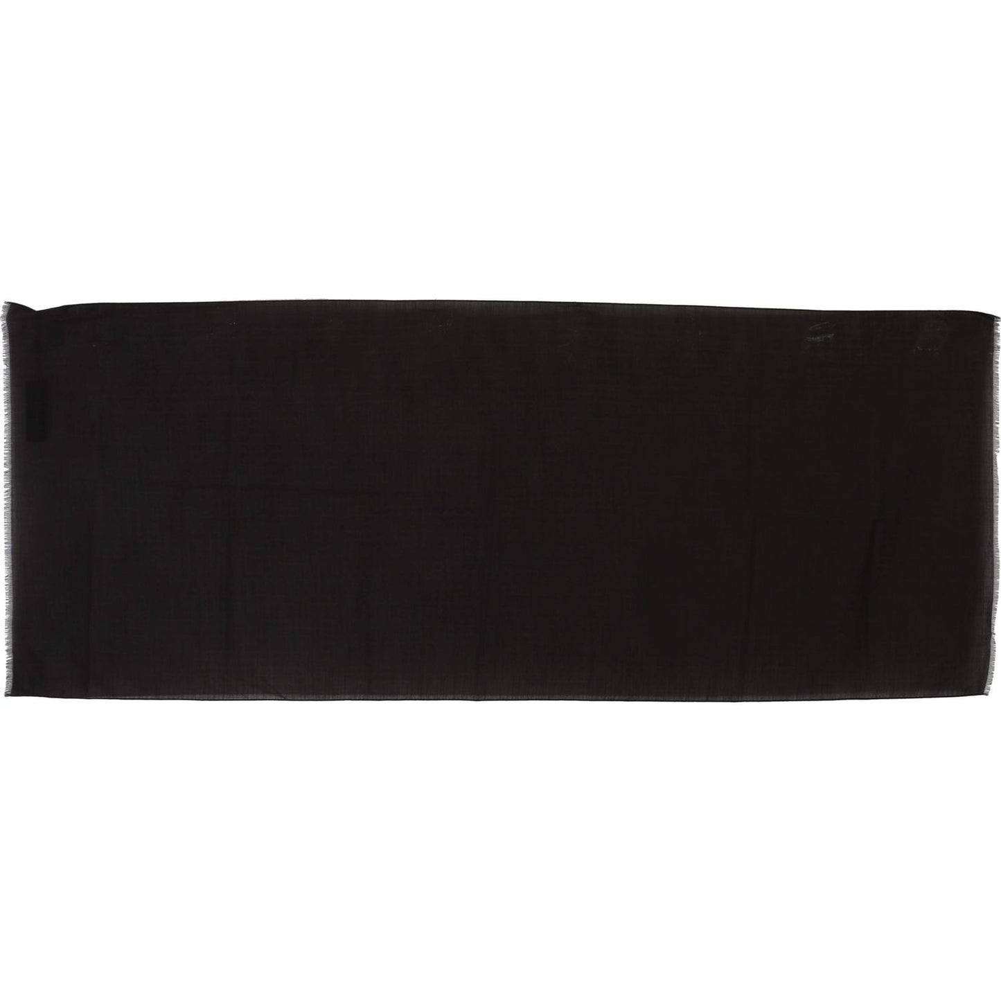 Dolce & Gabbana Brown Virgin Wool Striped Pattern Wrap Scarf Wool Wrap Shawls