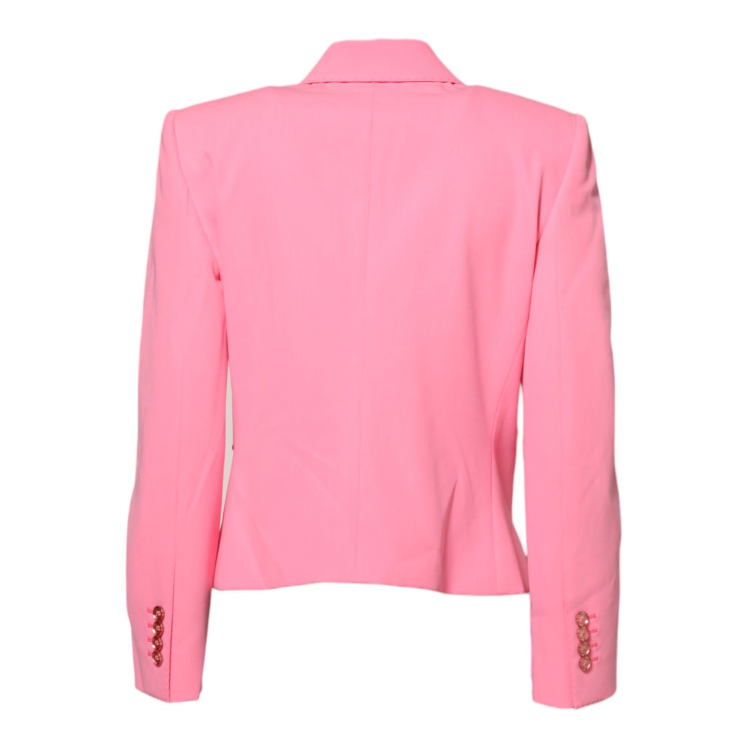 Dolce & Gabbana Pink Double Breasted Women Coat Jacket
