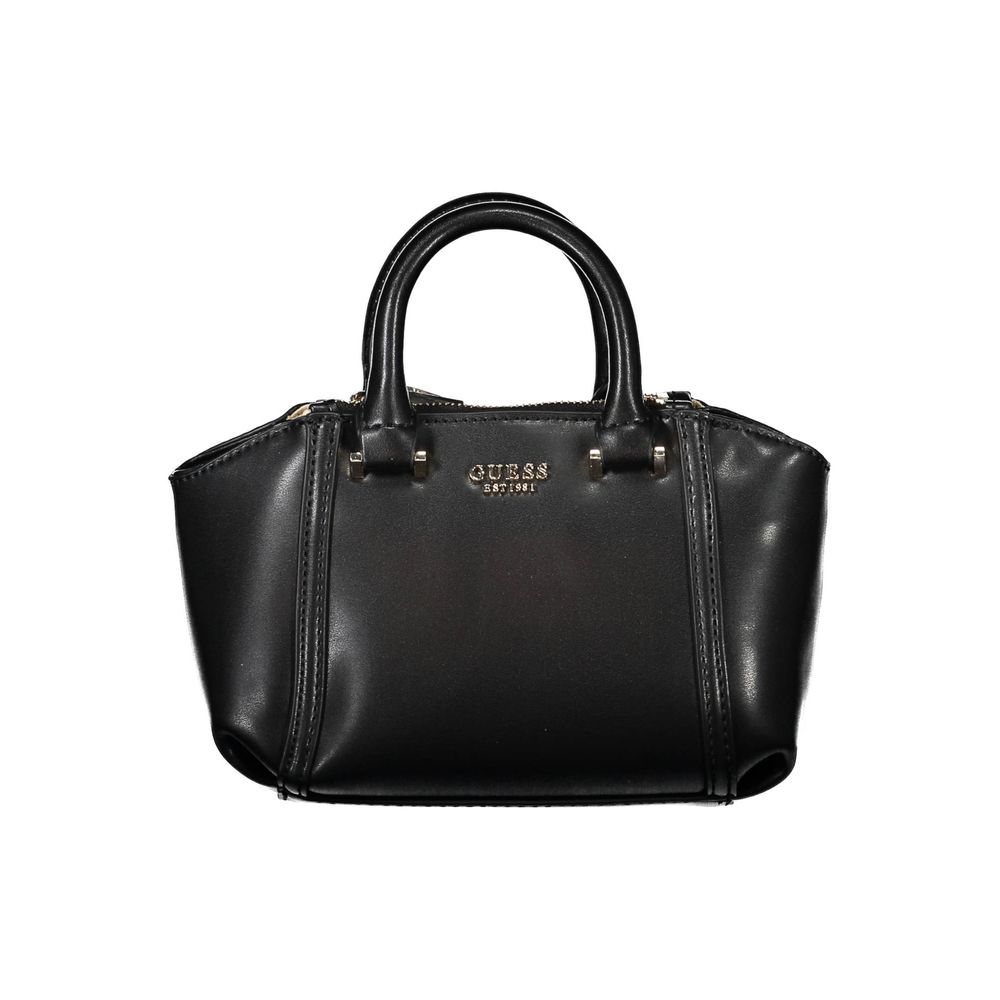 Front view with bag zipped and handles upright.