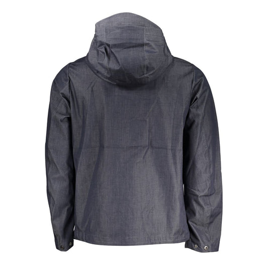 K-WAY Blue Cotton Men Jacket