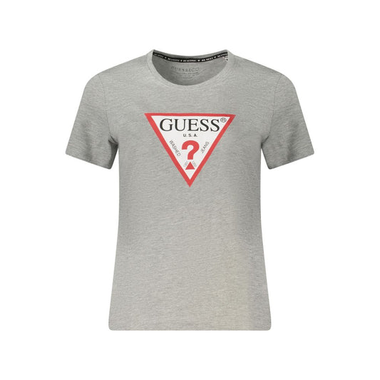 Guess Jeans Gray Cotton T-Shirt