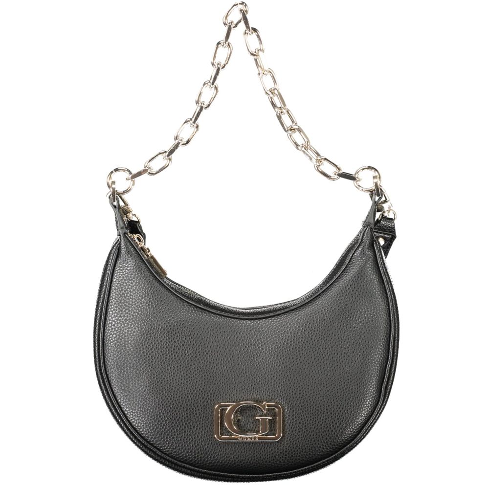 Front view with bag zipped and handles upright.