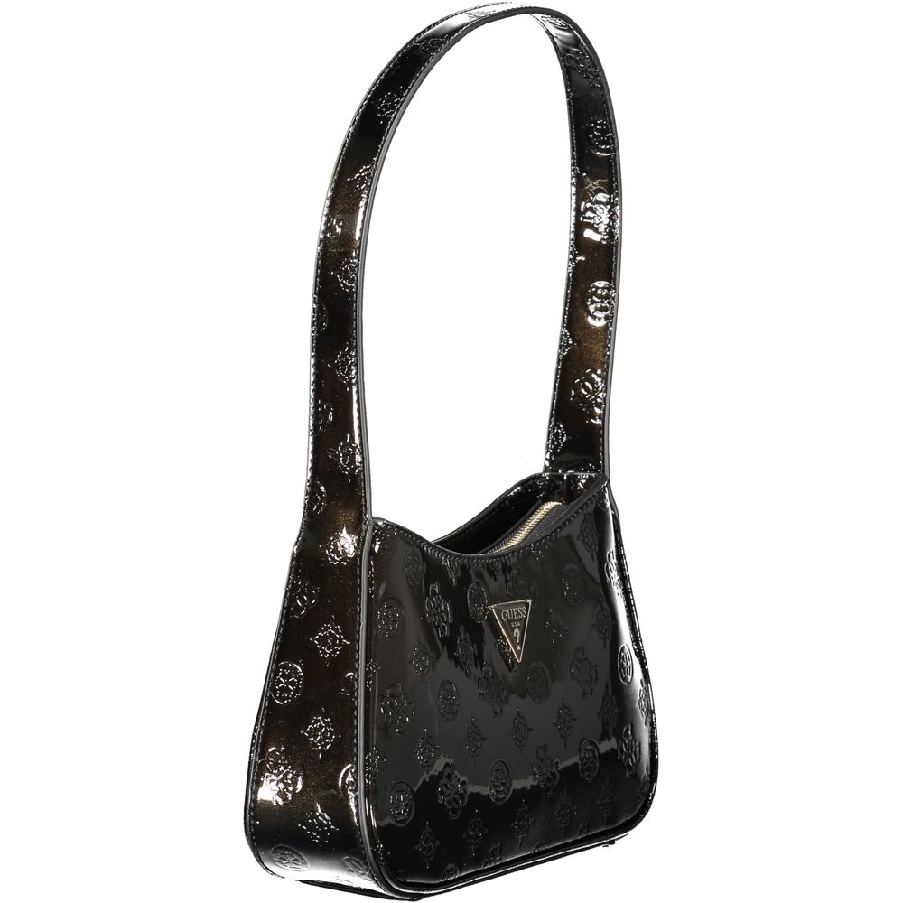 Front view with bag zipped and handles upright.