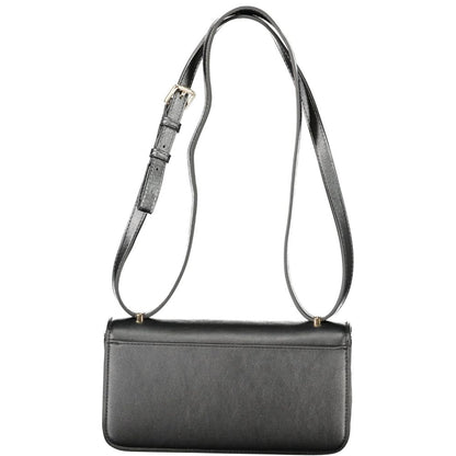 Mario Valentino Black Polyethylene Women Handbag with strap