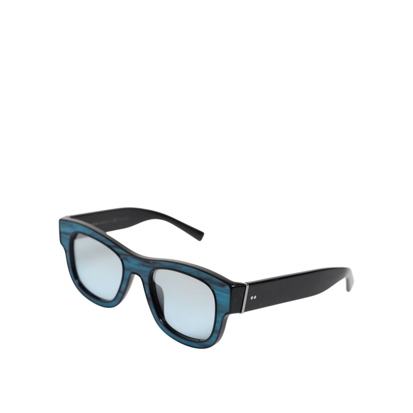Dolce & Gabbana Blue Black Marbled Metal DG2215K Eyewear Sunglasses