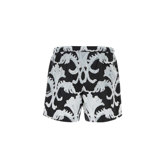 Valentino Black Polyamide Shorts