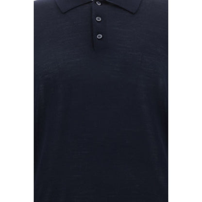 Golden Goose Blue Fleece Wool Shirt