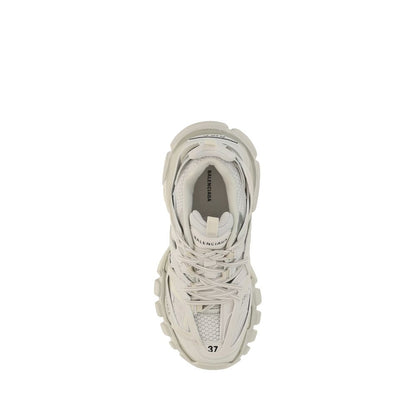 Balenciaga White Polyethylene Athletic Sneakers