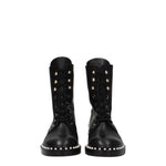 Stuart Weitzman Black Leather Ankle Boots