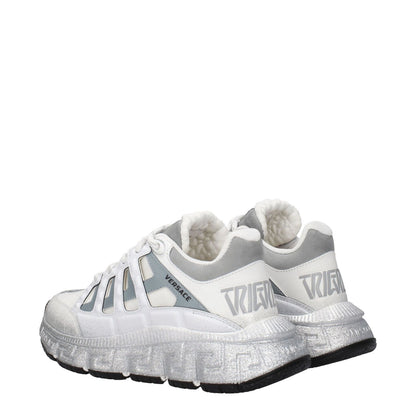 Versace White Fabric Athletic Sneakers 1728,75667636384,Athletic - Sneakers - Shoes,EU35.5/US5.5,EU36/US6,EU37.5/US7.5,EU37/US7,EU38/US8,EU39/US9,New with tags,Shoes,Sneakers - Shoes,Versace,White,Women