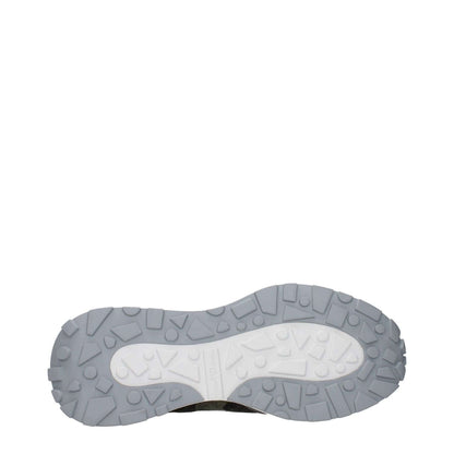 Philippe Model Green Fabric Chunky Sneakers