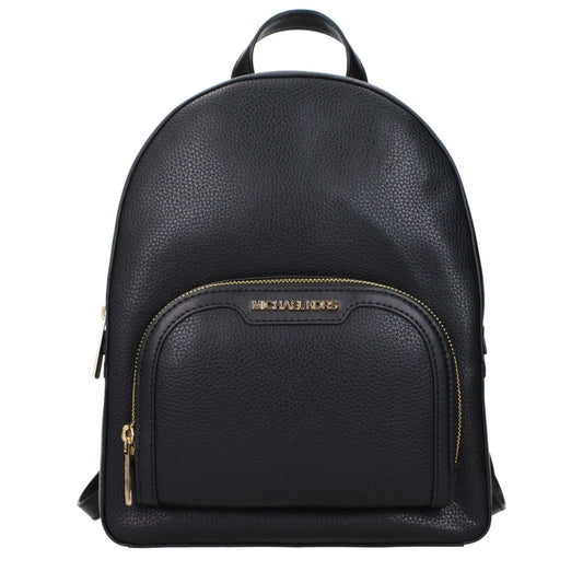 Michael Kors Black Leather Backpack with front logo and adjustable straps, MPN 35S2G8TB2LBLACK, code F83865