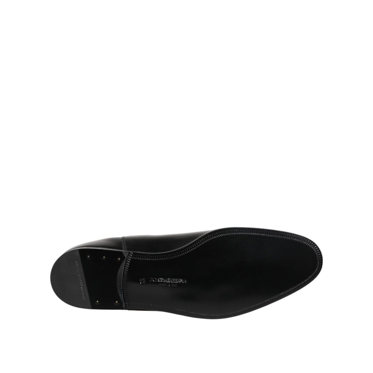 Dolce & Gabbana Black Chelsea Slip On Mid Calf Boots Shoes