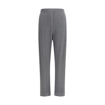 Brunello Cucinelli Gray Cotton Casual Pants