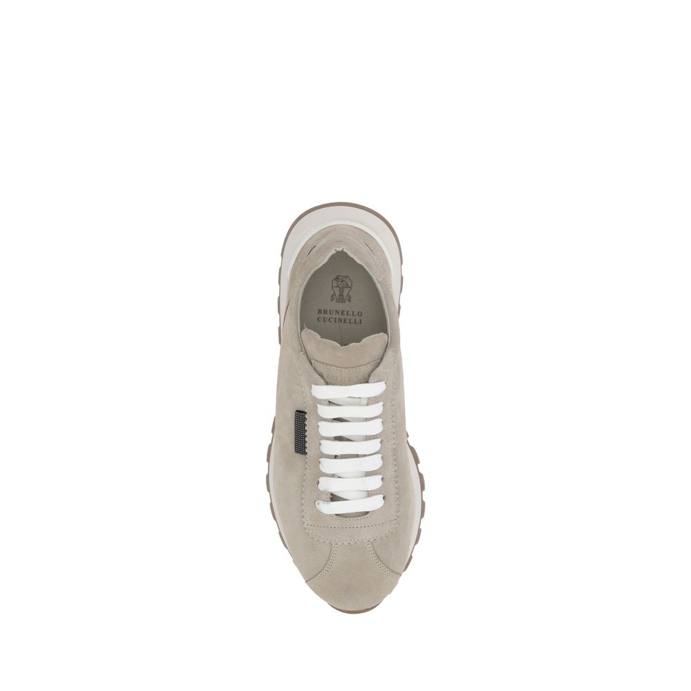 Brunello Cucinelli Beige Rubber Sneakers