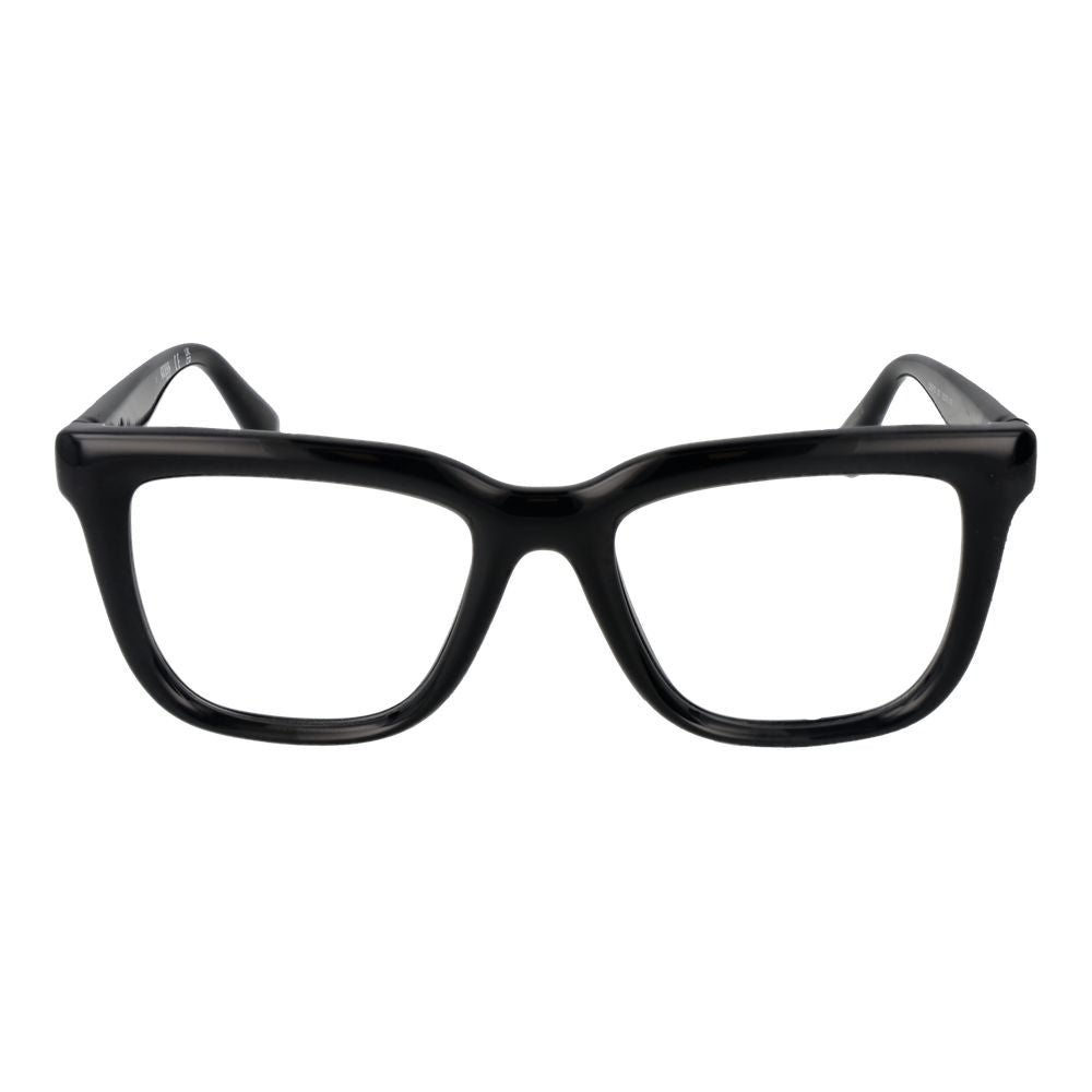 Alt Tag: Guess Black Unisex Glasses Frame with full-rim plastic design, rectangle shape, size 52-19-145.