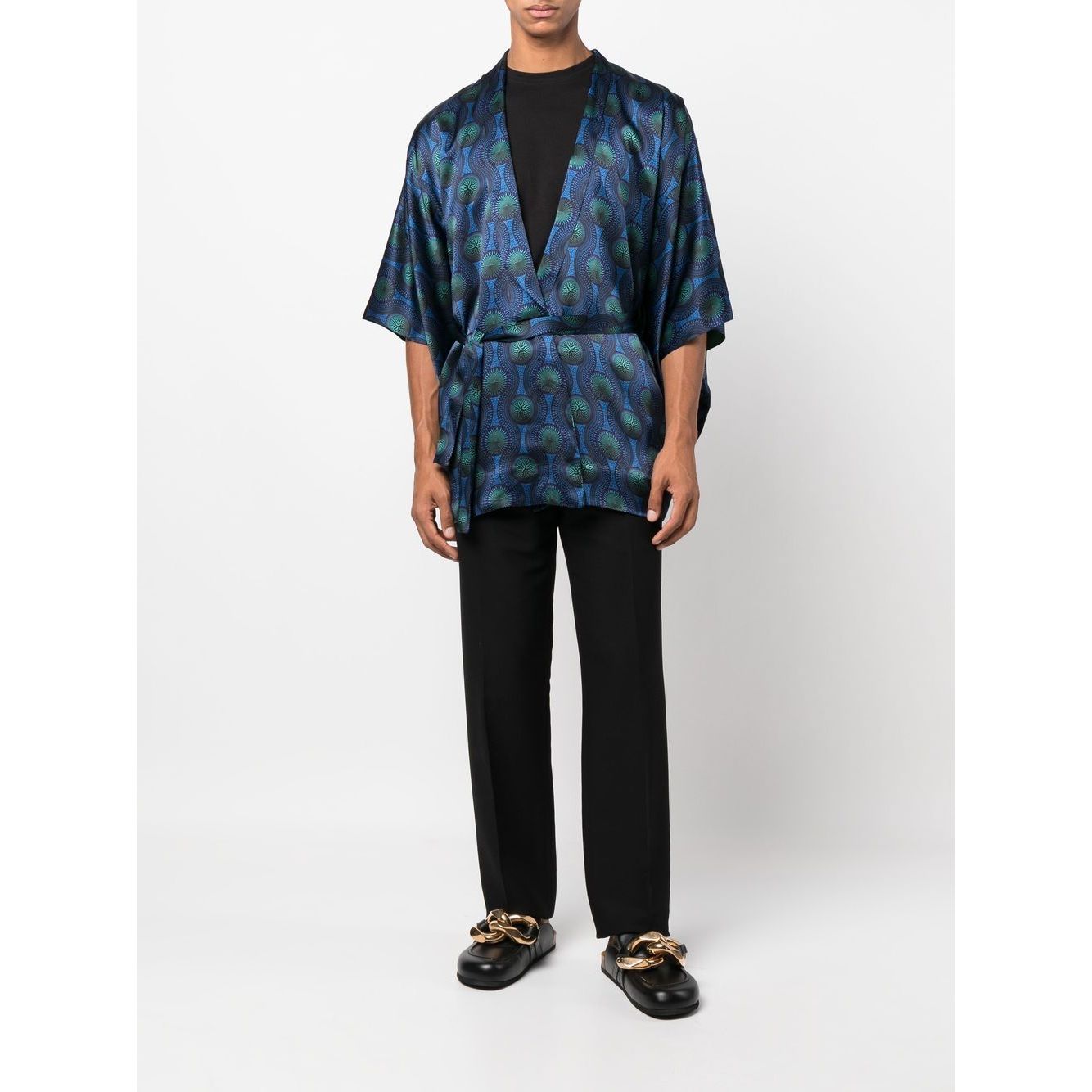 OZWALD BOATENG Dresses Blue Trousers