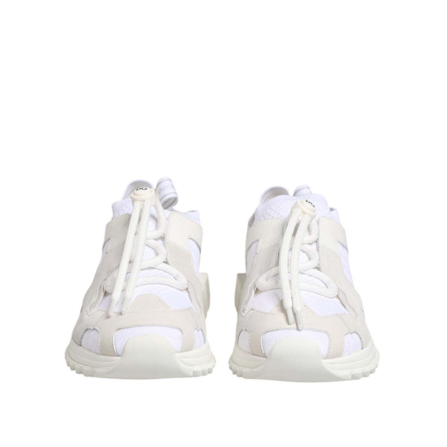 Dolce & Gabbana White Sorrento Low Top Lace Up Sneakers Shoes