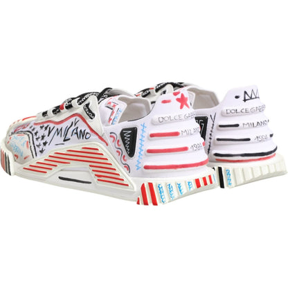 Dolce & Gabbana Multicolor Low Top NS1 Men Sneakers Shoes