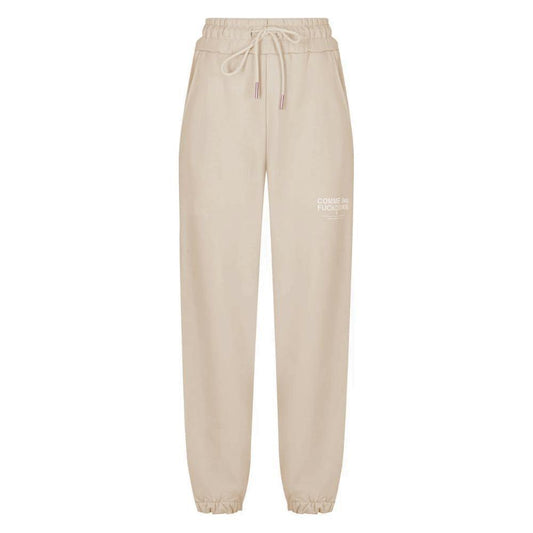 Comme Des Fuckdown Beige Cotton Jeans & Pant