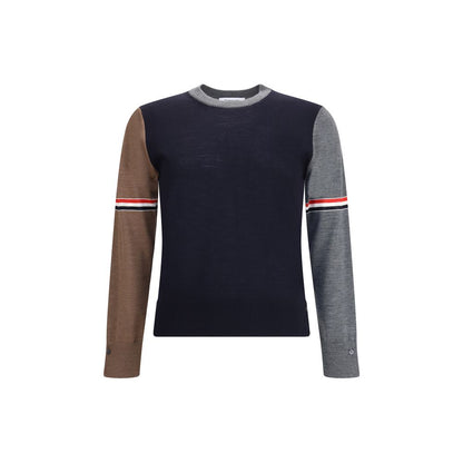 Thom Browne Multicolor Fleece Wool Sweatshirt