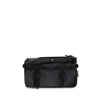 The North Face Black Nylon Luggage And Travel Base Camp Duffel S, durable and versatile waterproof travel bag.