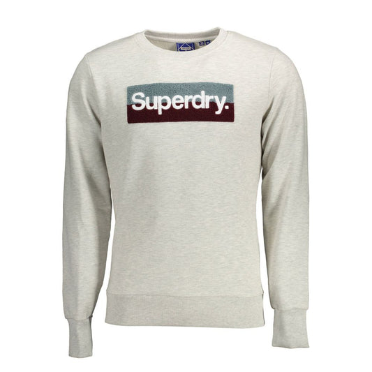 Superdry Gray Cotton Men Sweater