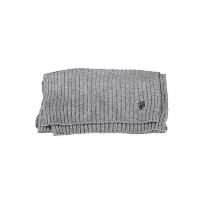 U.S. POLO ASSN. Gray Wool Scarf