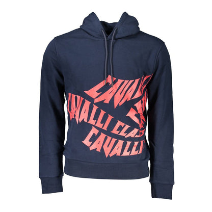 Cavalli Class Blue Cotton Men's Sweatshirt
