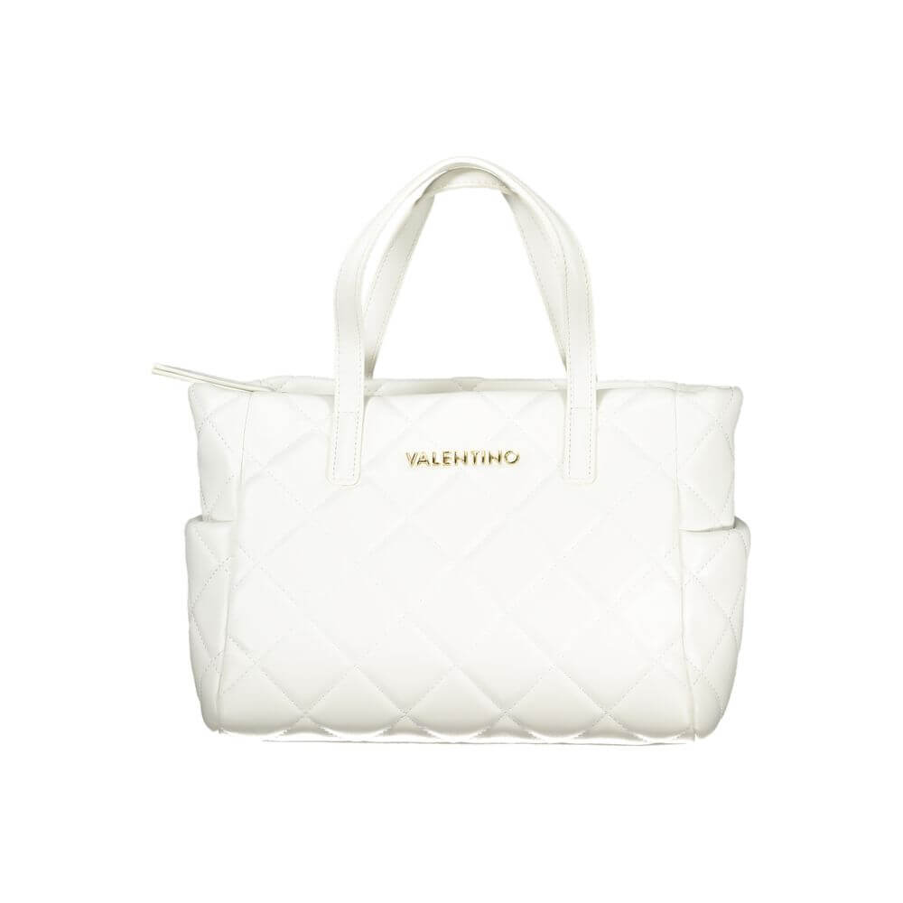 Mario Valentino White Polyethylene Handbag