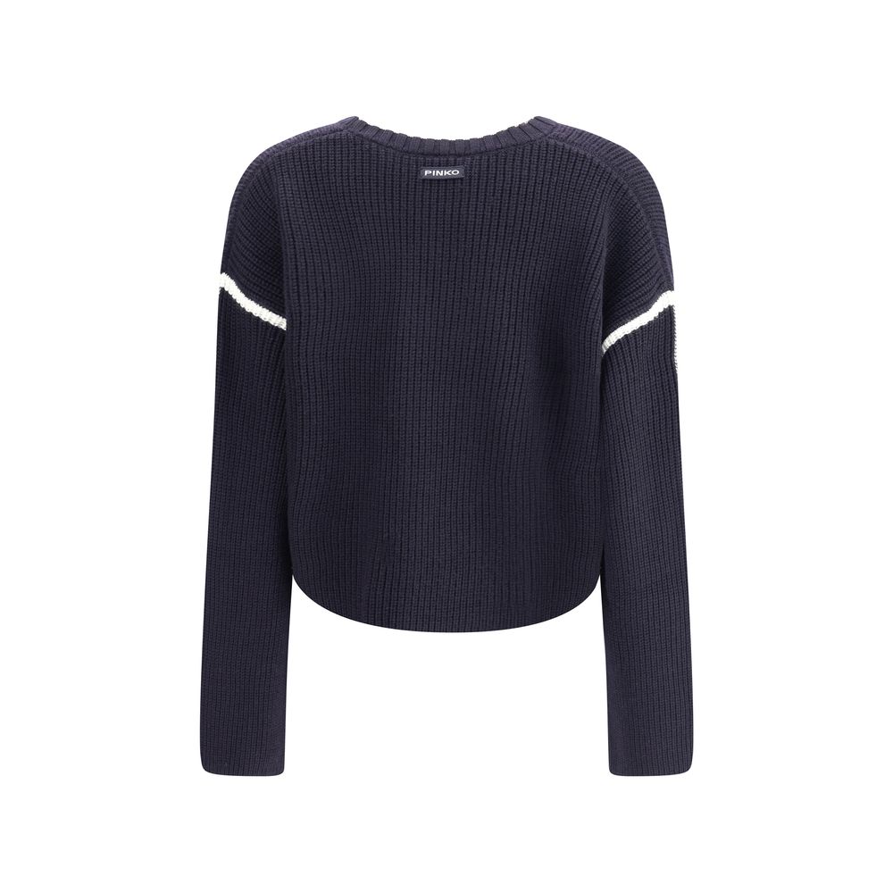 PINKO Blue Wool Sweatshirt