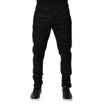 Dolce & Gabbana Marl Black Wool Blend Jogger Sweatpants Pants