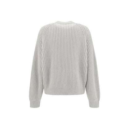 Brunello Cucinelli White Cashmere Cardigan