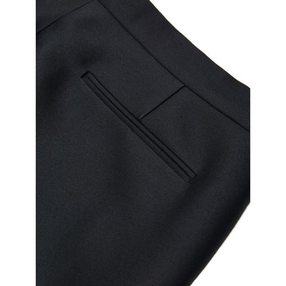 Gucci Black Cotton Casual Pants