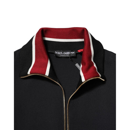 Dolce & Gabbana Black DG King Full Zip Sweatshirt Sweater