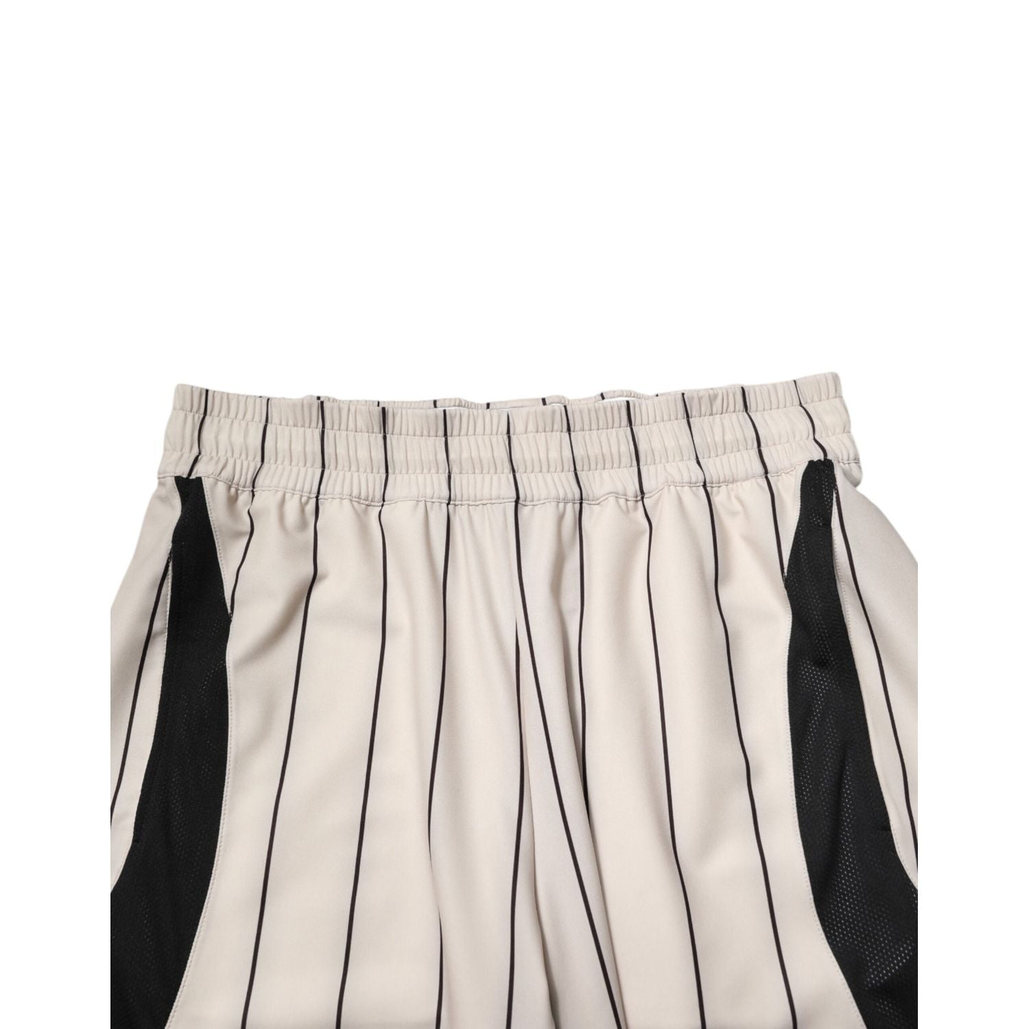 Dolce & Gabbana Off White Polyester DG Logo Sweatshorts Shorts
