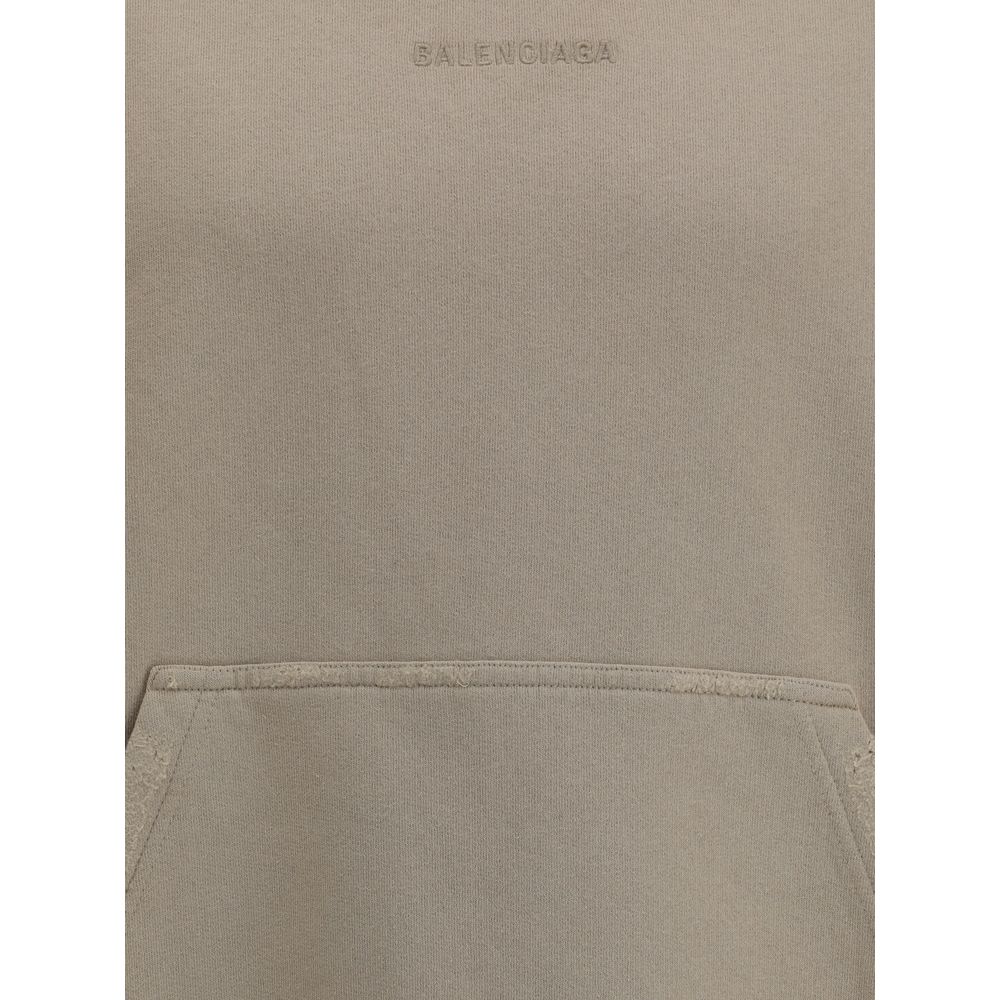 Balenciaga Beige Cotton Sweatshirt