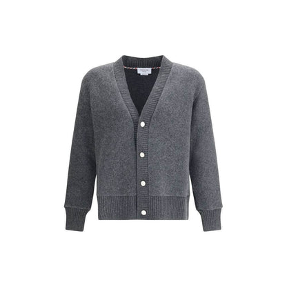 Thom Browne Gray Wool Cardigan