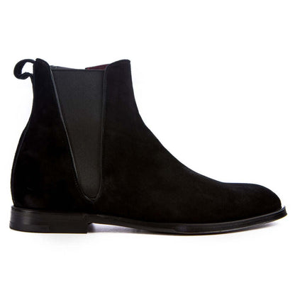 Dolce & Gabbana Black Calfskin Men Ankle Boot