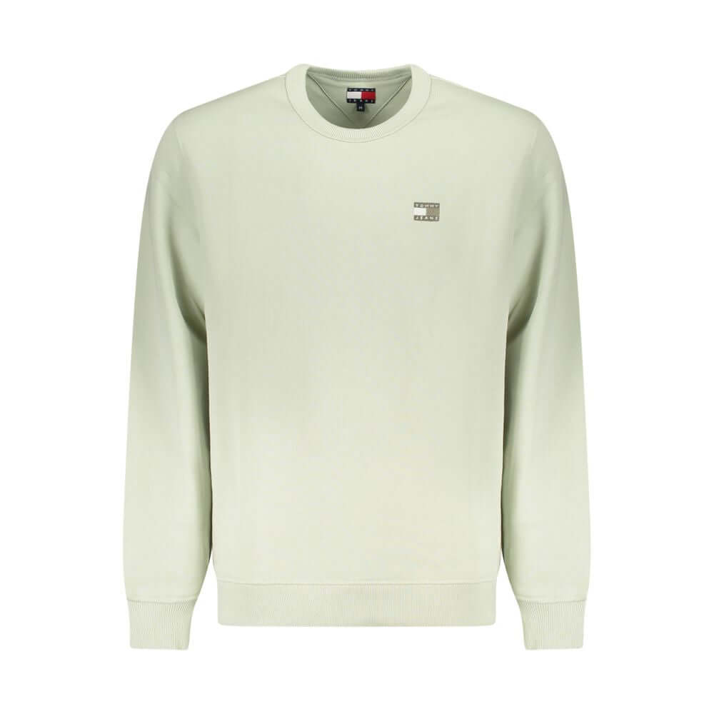 Tommy Hilfiger Green Cotton Men Sweater