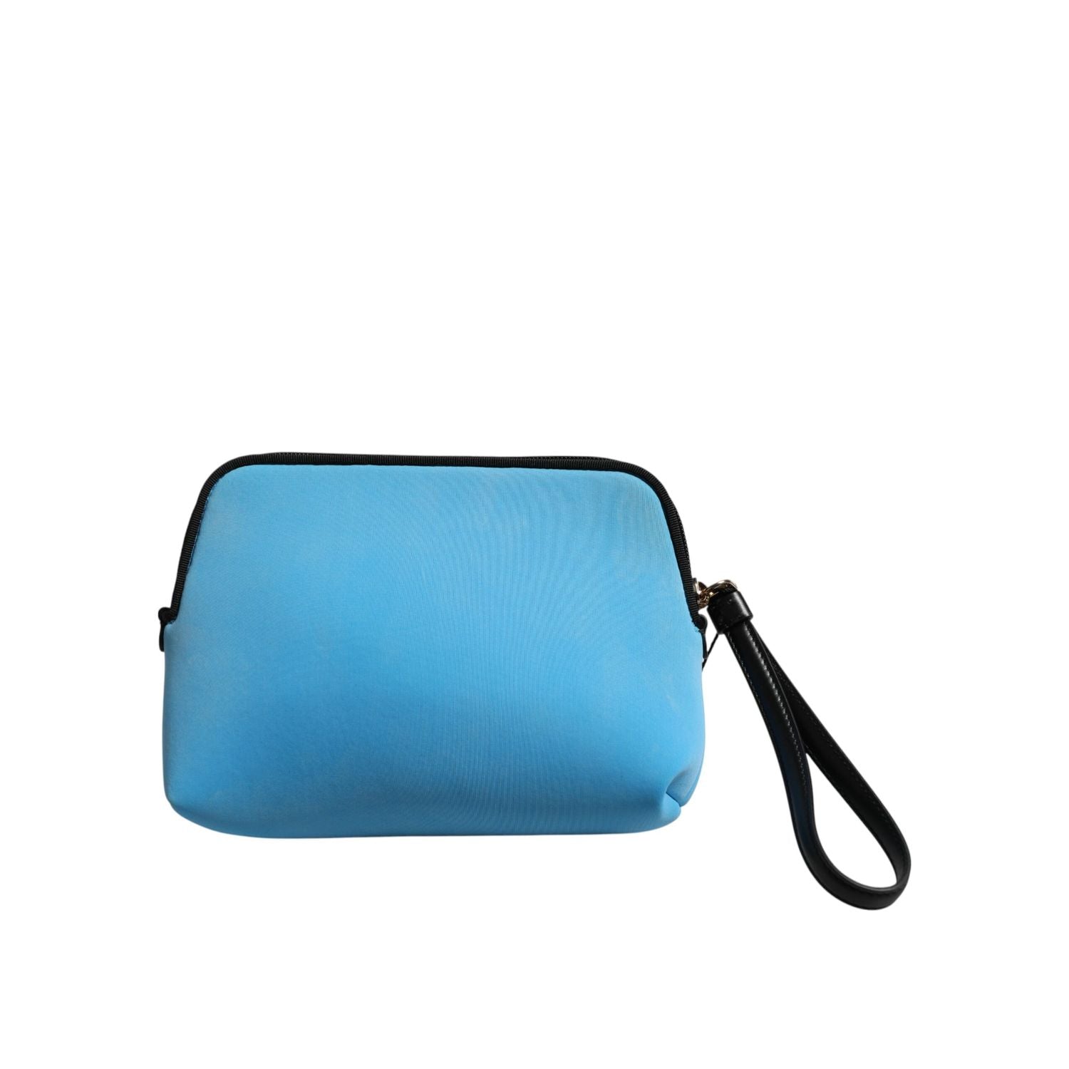 Dolce & Gabbana Blue Nylon DG Logo Print Clutch Zip Pouch Bag
