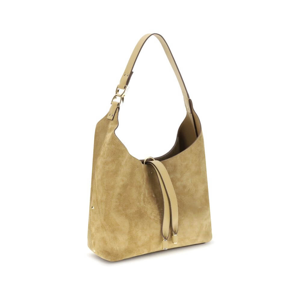 Chloé Beige Calf Leather Bos Taurus Shoulder Bag