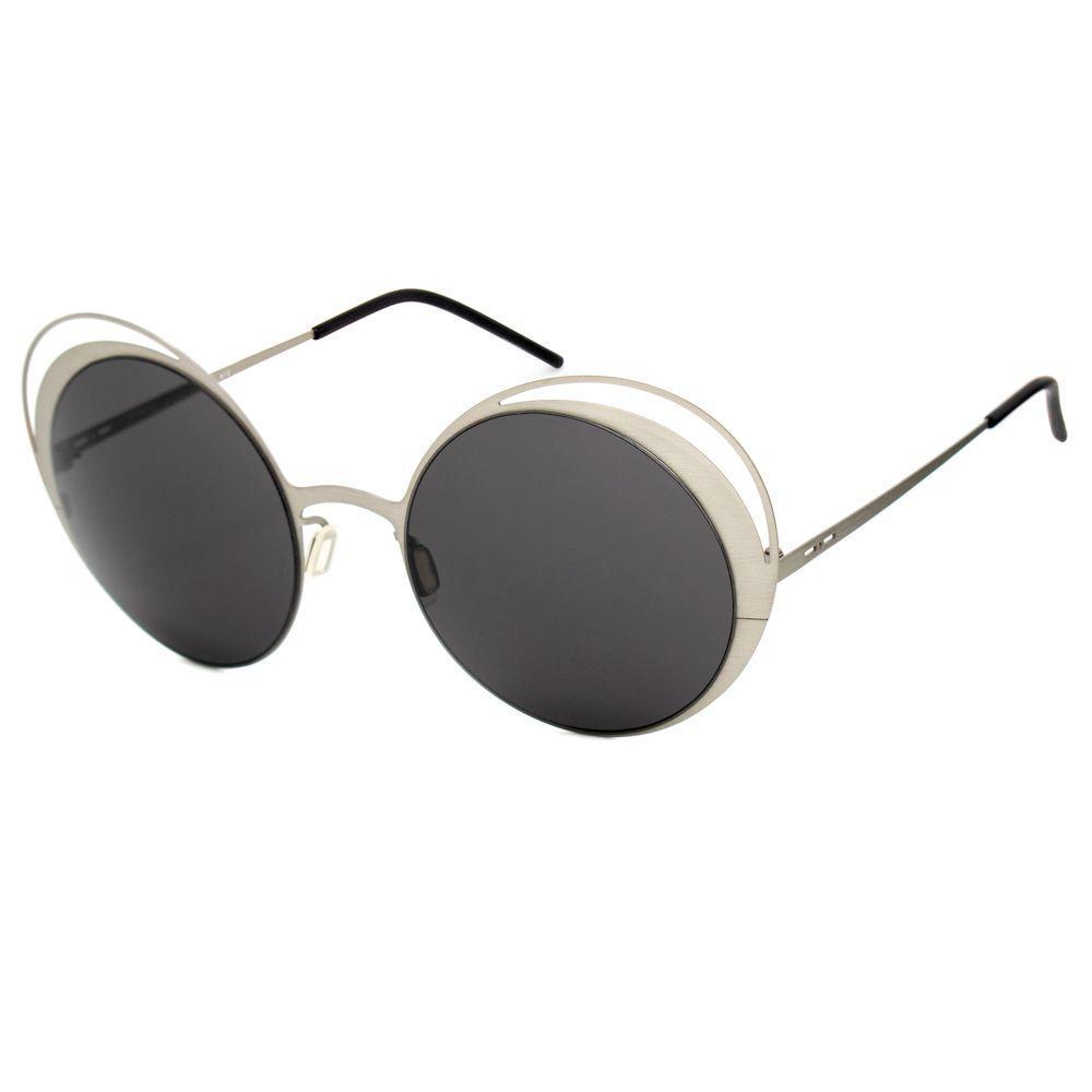 Italia Independent Gray Metal Sunglasses